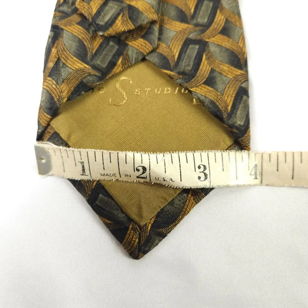 Robert‎ Talbott Studio Geometric Silk Ties Lot of 2 USA